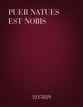 Puer Natus Est Nobis SAB choral sheet music cover